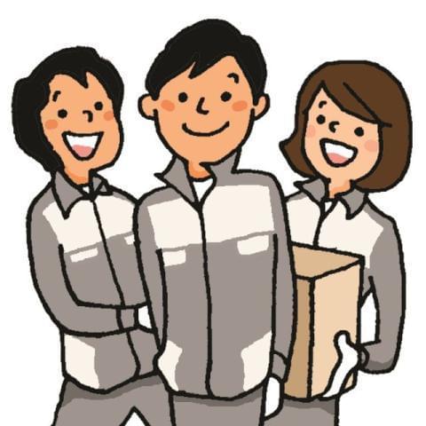 週払い/年間休日125日以上/土日祝休み/残業なし/交通費支給/社保完備/マイカー通勤/社員登用倉庫内でのガラス製品の包装作業