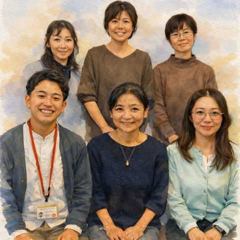 40代の女性スタッフが多く活躍する職場です。
みんな気さくで仲が良いので、すぐに馴染めますよ♪