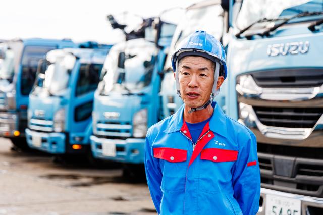 廃材集荷ドライバーならではの働きやすさとは？先輩スタッフにインタビュー！
