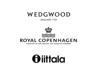 WEDGWOOD｜ROYAL COPENHAGEN｜iittala