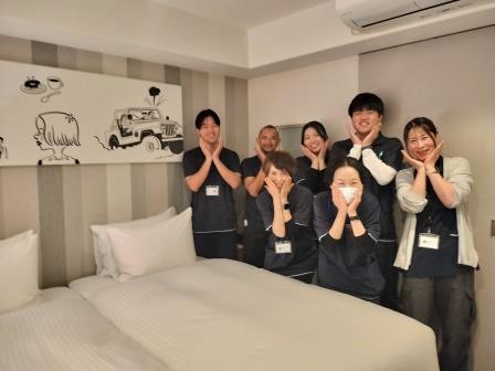 【急募】未経験歓迎♪デザイナーズホテル清掃スタッフ／1日4h〜OK／しゅふ・フリーター活躍中！客室清掃スタッフ