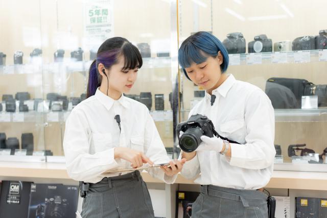 仕事を通して、コミュニケーション力や接客スキル、カメラの操作方法や知識などを学べます!