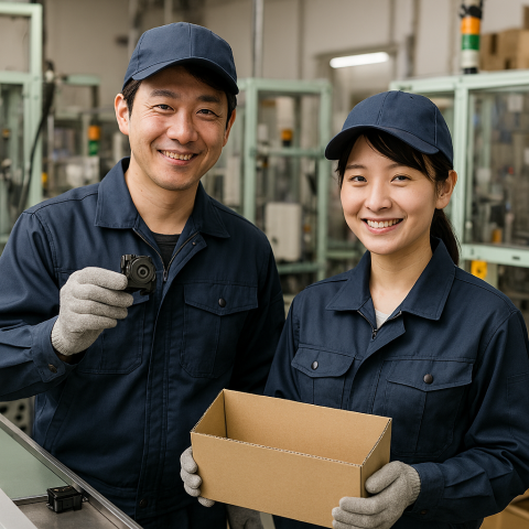 20代〜40代まで幅広く活躍中！「シンプルな作業が好き」「安定して働きたい」そんなあなたにぴったり！電子部品の組付・検査・梱包
