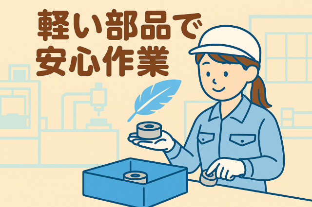 掛川駅より車で10分／20代〜30代女性活躍中！コツコツ作業が好きな方にぴったり！小さくて軽い自動車部品の検査・箱詰め