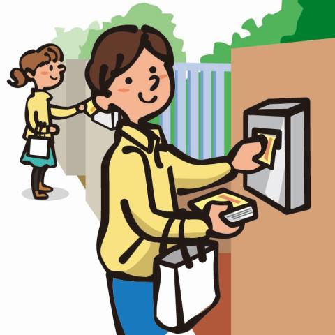 マンションの集合ポストへの投函だから身体への負担は軽めです♪