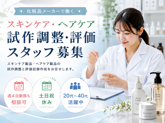 お仕事ブランクがあるかもOK！週4日勤務も可能なのでご相談ください☆