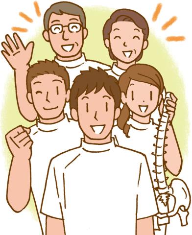 患者様とともに、職員も笑顔になれる職場づくりを心がけます。