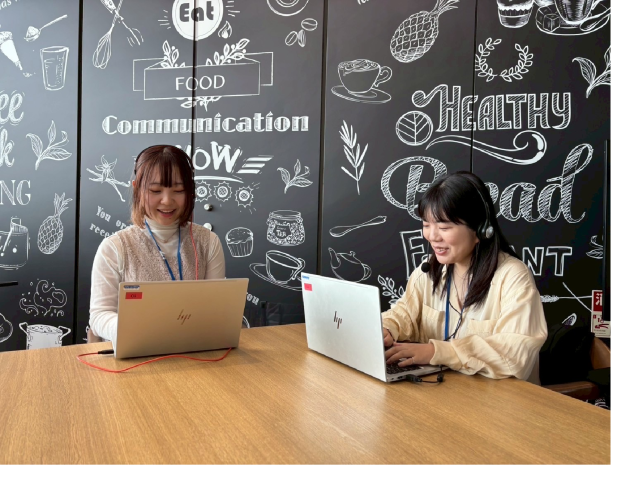 20〜40代の女性活躍中。
少人数ならではのチームワークが魅力です。