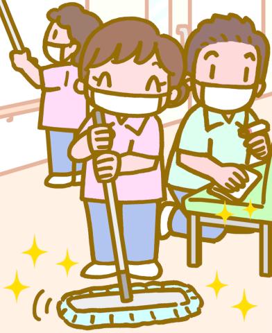 【清掃スタッフ】週2日〜、1日4時間〜で無理なく続けられます！年金受給者OK！老人ホーム館内の清掃スタッフ