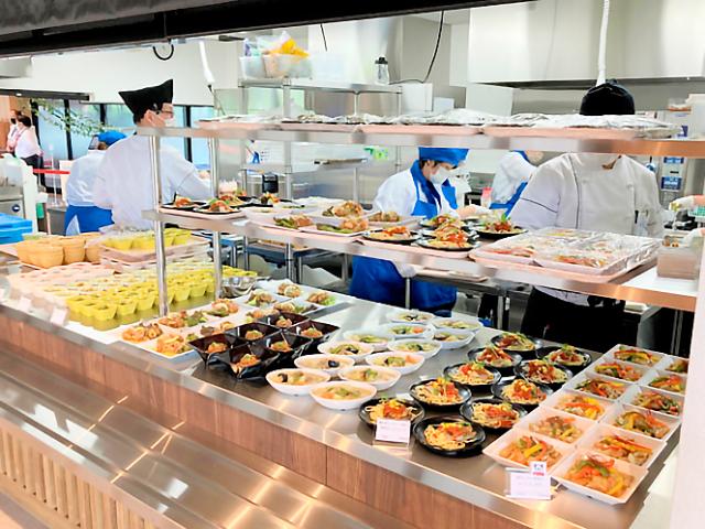 大手医薬品メーカーの社員食堂で安心・安定の調理のお仕事