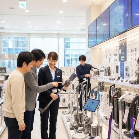 未経験歓迎！海外メーカー家電販売／担当アイテムは身近な掃除機家電販売スタッフ（クリーナー）