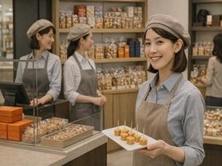 土日祝含む週4〜週5日！厳選したミルクと良質なチーズを使ったお菓子を販売するお店です◎