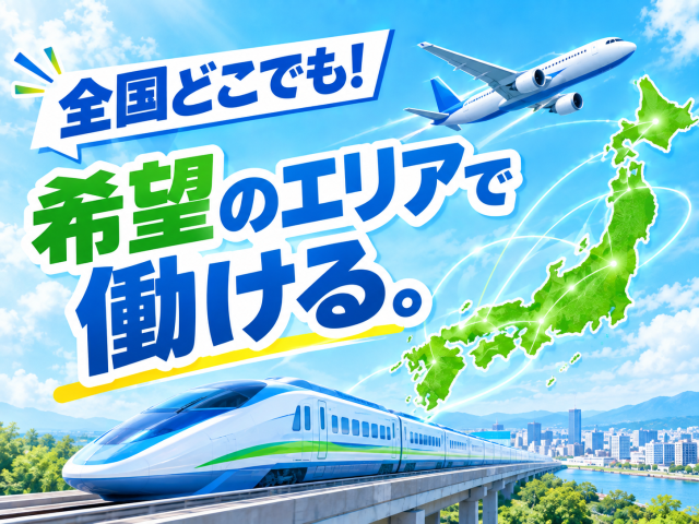 あなたのキャリアづくりを全力応援!
サポート体制は万全です◎