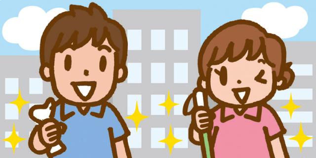 拭き掃き清掃など、どなたも始めやすいお仕事です。