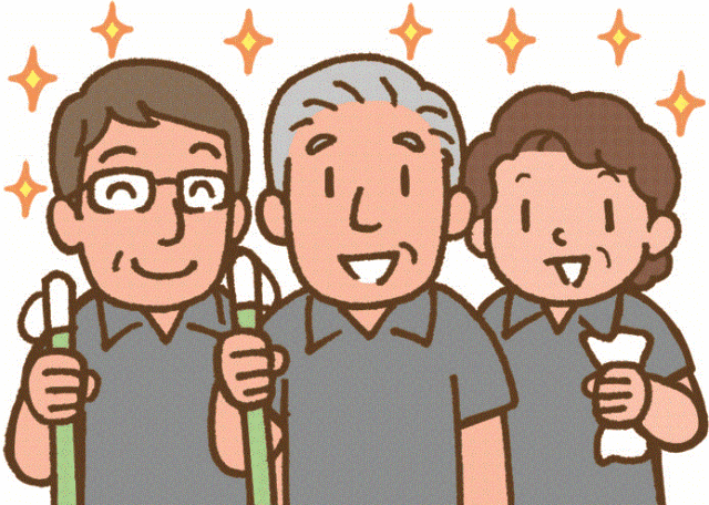 きれいな職場での日常清掃をお任せします。
年齢不問♪